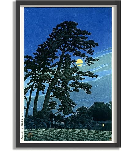 ヴィンテージ　版画　絵画　大きい絵　木立の絵　林の絵 Amazon.co.jp: 20 点の絵画 オリーブの木と黄色い空と太陽